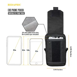 Bolsa táctica MOLLE para exteriores - riñonera EDC y funda móvil
