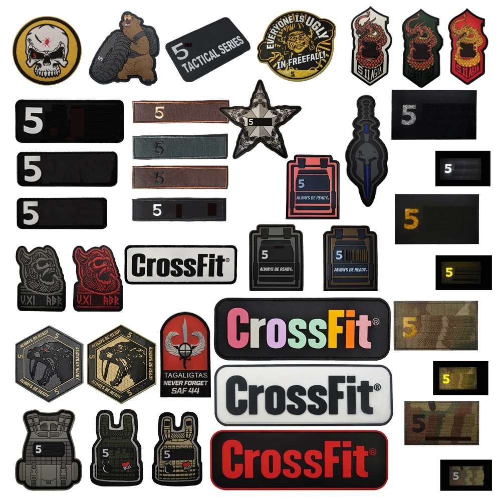 Brazalete táctico CrossFit Hyparon con insignia de tela - imagen 4