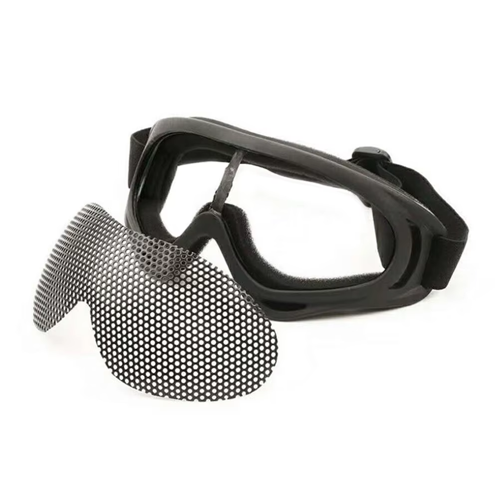 Gafas Airsoft tácticas de malla metálica resistente a impactos - imagen 5