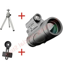 Binoculares HD Bak4 portátiles con zoom para caza y camping