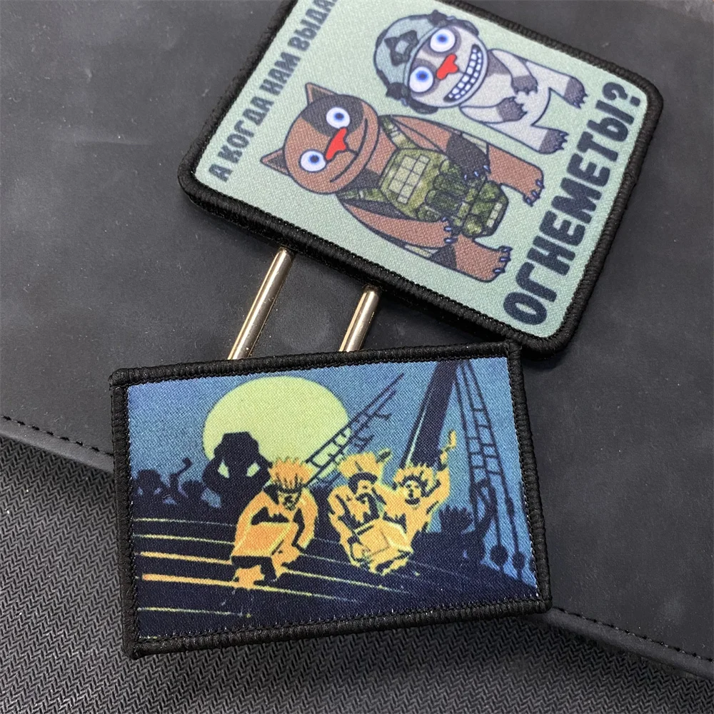 Patch morale táctico chevron ruso adhesivo