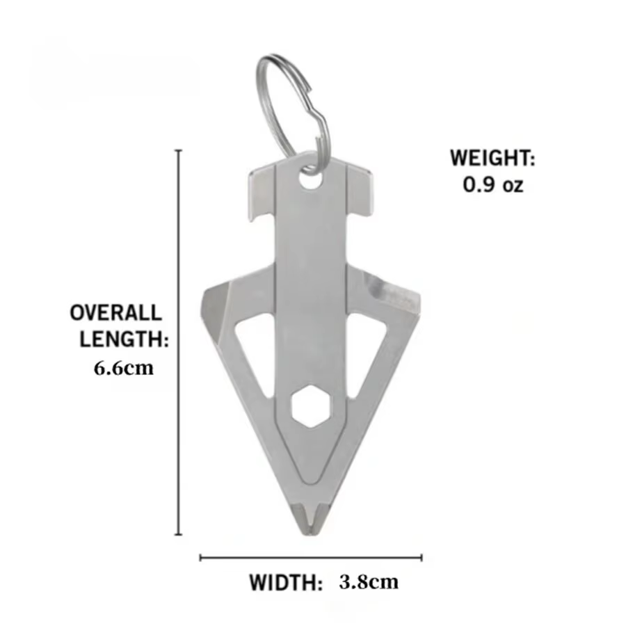 Multiherramienta táctica EDC flecha con abridor y llave inglesa - imagen 4