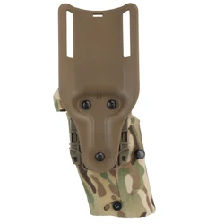 Funda táctica linterna ALS de nailon MOLLE con liberación rápida