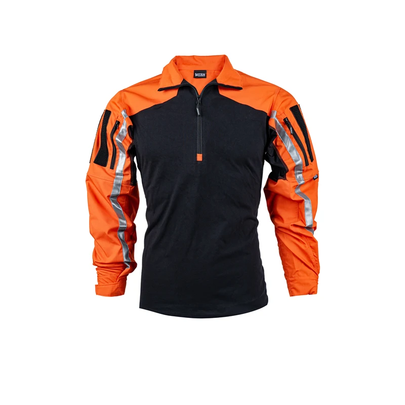 Uniforme táctico con tira reflectante naranja y amarillo - imagen 5