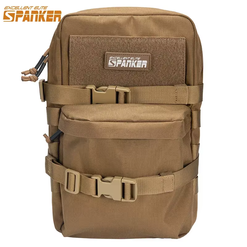 Mochila de hidratación táctica con vejiga de nylon para senderismo