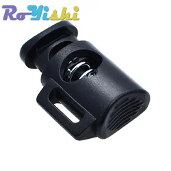 Tapón palanca cilindro bloqueo cable negro – 10 unidades
