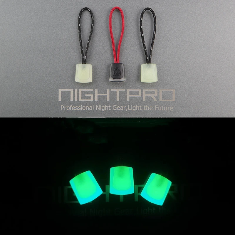 Tirador cremallera luminescente doble tono – Outdoor táctico