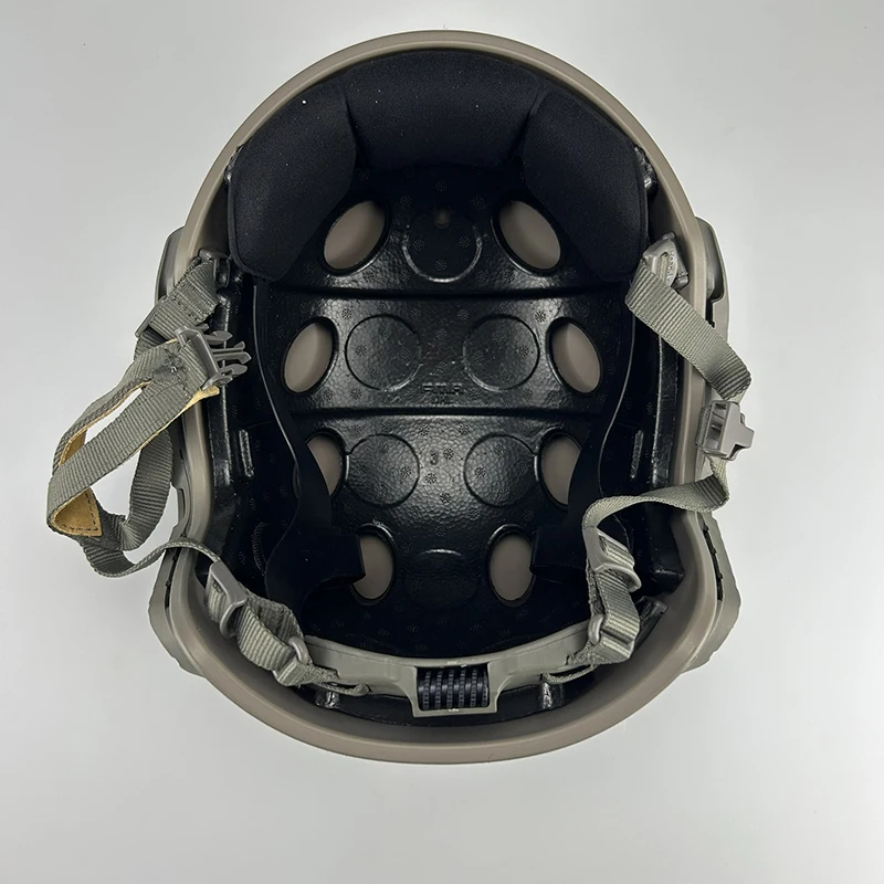 Casco táctico ABS corte alto con rieles laterales NVG - imagen 5