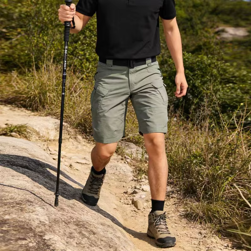 Pantalones cortos tácticos de hombre con múltiples bolsillos verano - imagen 4