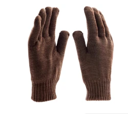 Guantes de lana surplus soviéticos marrón para invierno militar
