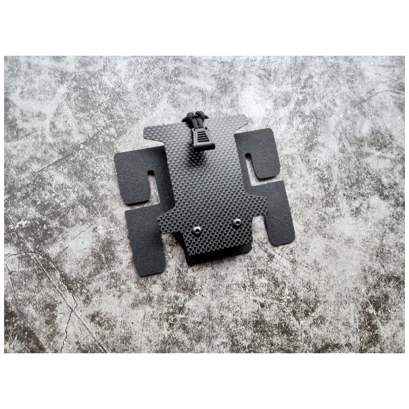 Soporte móvil fibra de carbono para chaleco táctico – MOLLE horizontal y vertical - imagen 4