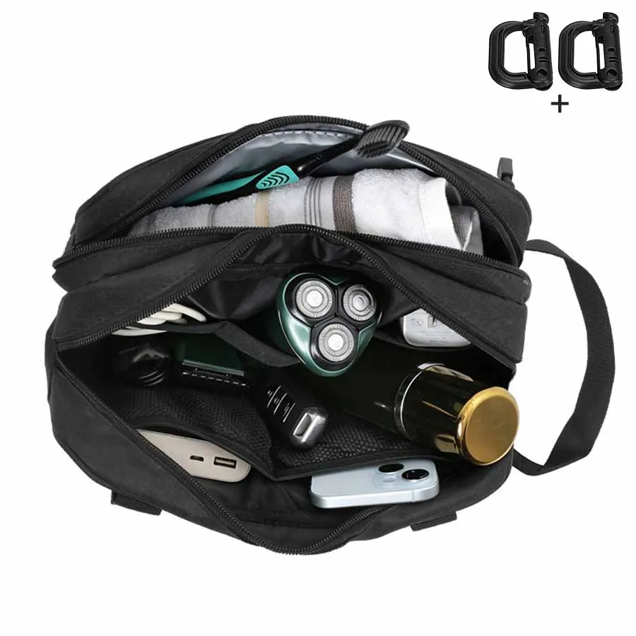 Bolsa táctica de cintura multicompartimento doble cremallera - imagen 4