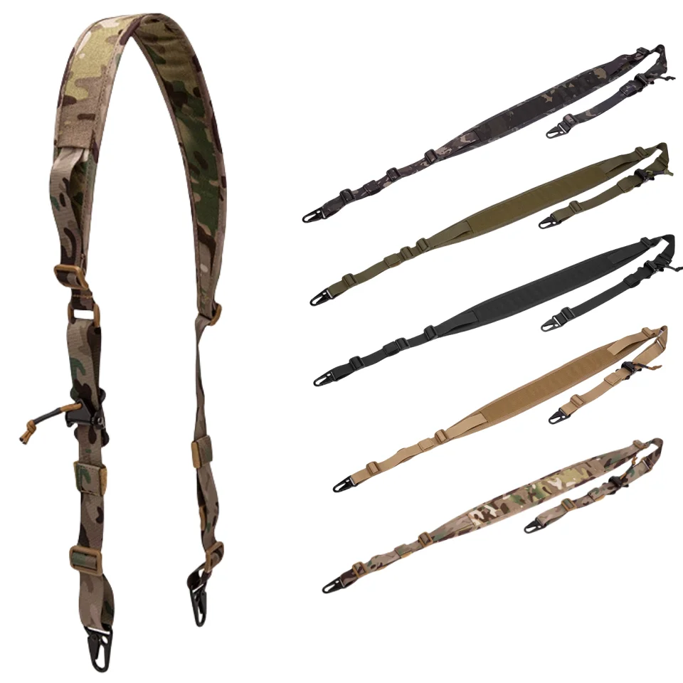 Correa táctica modular para rifle acolchada desmontable caza y tiro - imagen 2