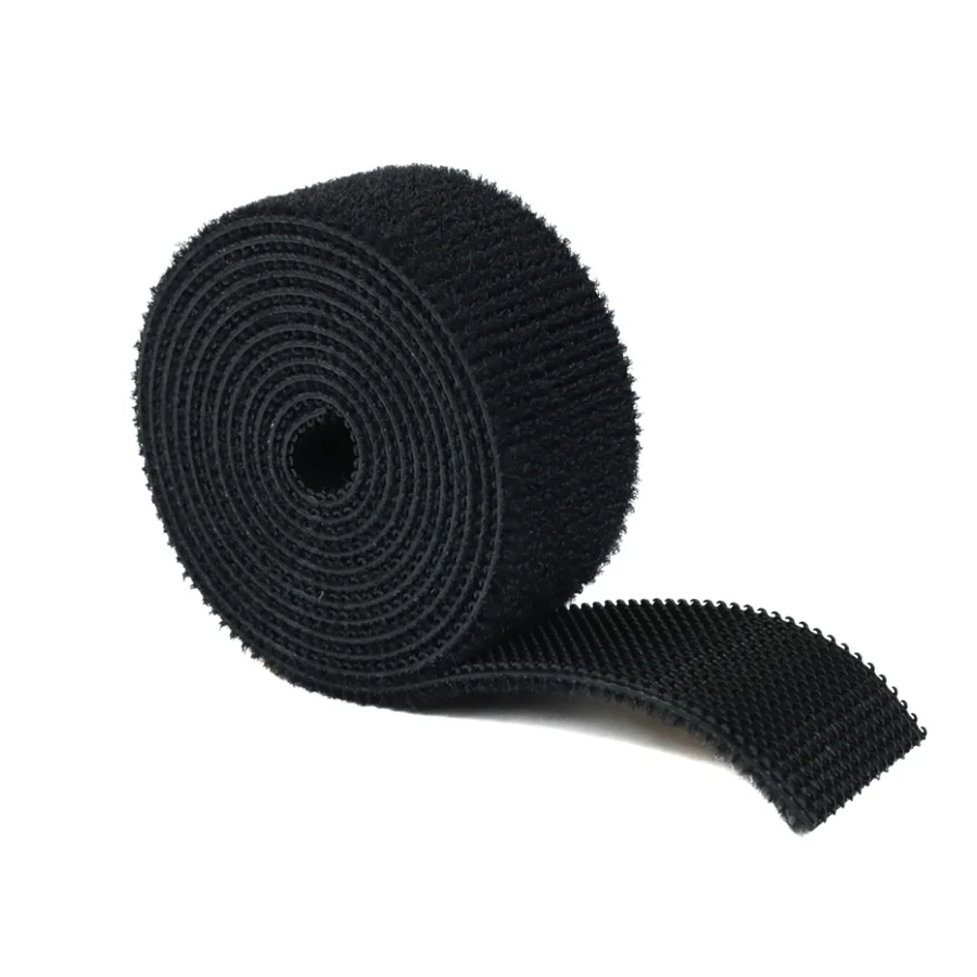 Bridas con cremallera de velcro en color negro y gris