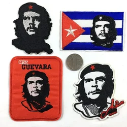 Parche bordado Che Guevara cubano – cara clásica para planchar