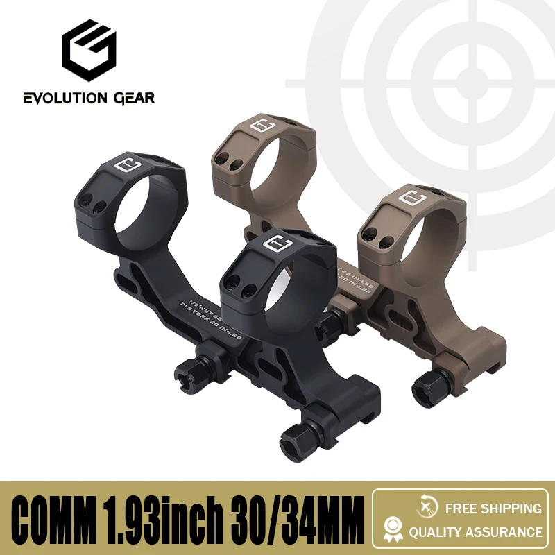 EVOLUTION GEAR BOC Montura offset táctica para mira telescópica