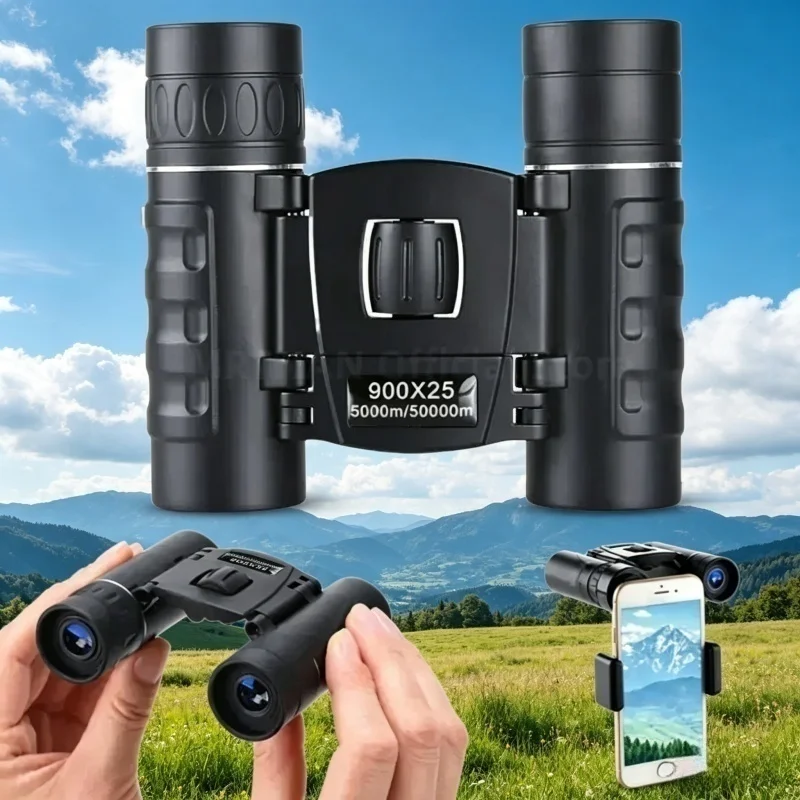 Binoculares largo alcance HD BAK4 con baja luz para caza y acampada - imagen 4