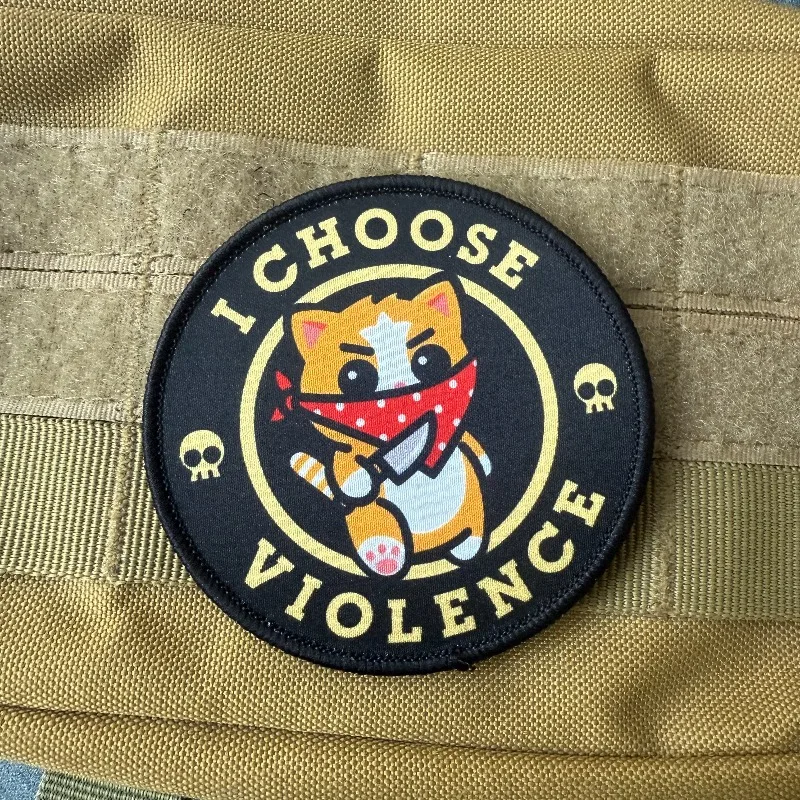 Parche táctico militar corgi con gancho y bucle, bordado - imagen 3