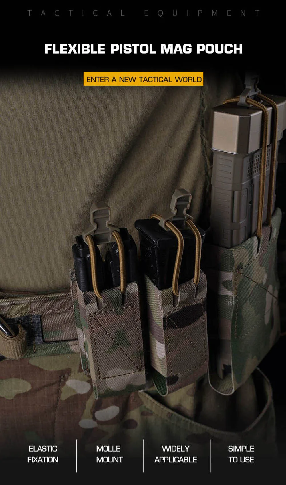 Bolsa táctica KOLINLOV en verde Ranger