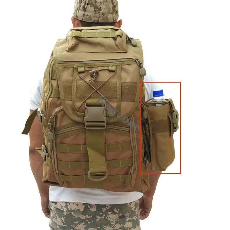 Bolsa MOLLE para radio con soporte botella de agua, camping - imagen 5