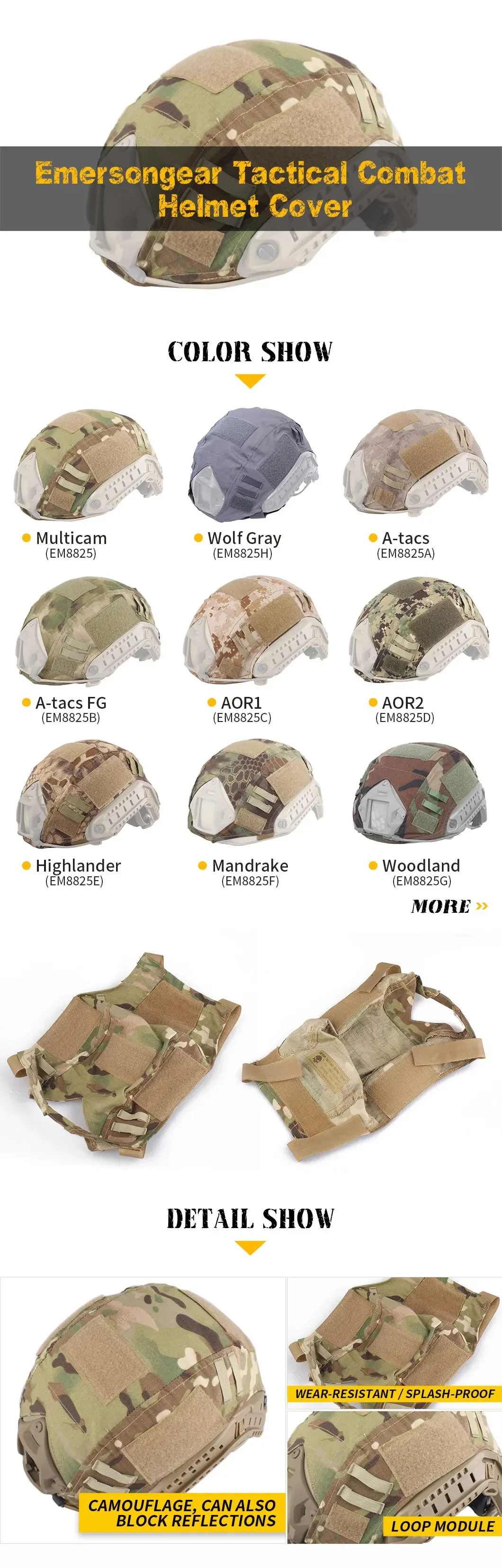 Detalle de camuflaje