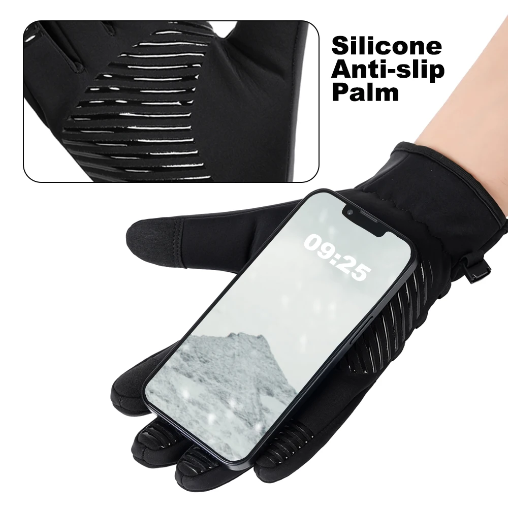Guantes táctiles térmicos cortaviento invierno Unisex - imagen 3