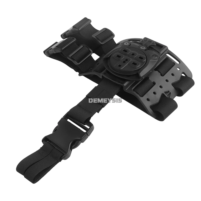 Funda táctica de pistola con base giratoria para panel de muslo - imagen 4