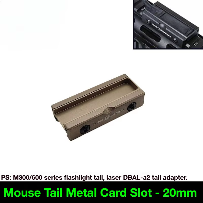 Base montaje táctica LCS metálica para linterna SF con ranura MLOK - imagen 5