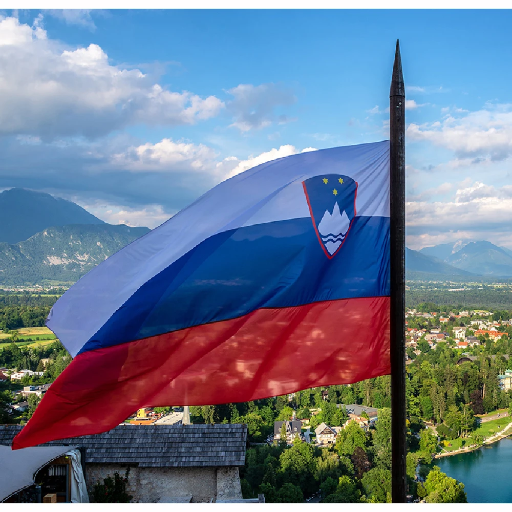 Bandera militar de Eslovenia 90x150 cm para decoración