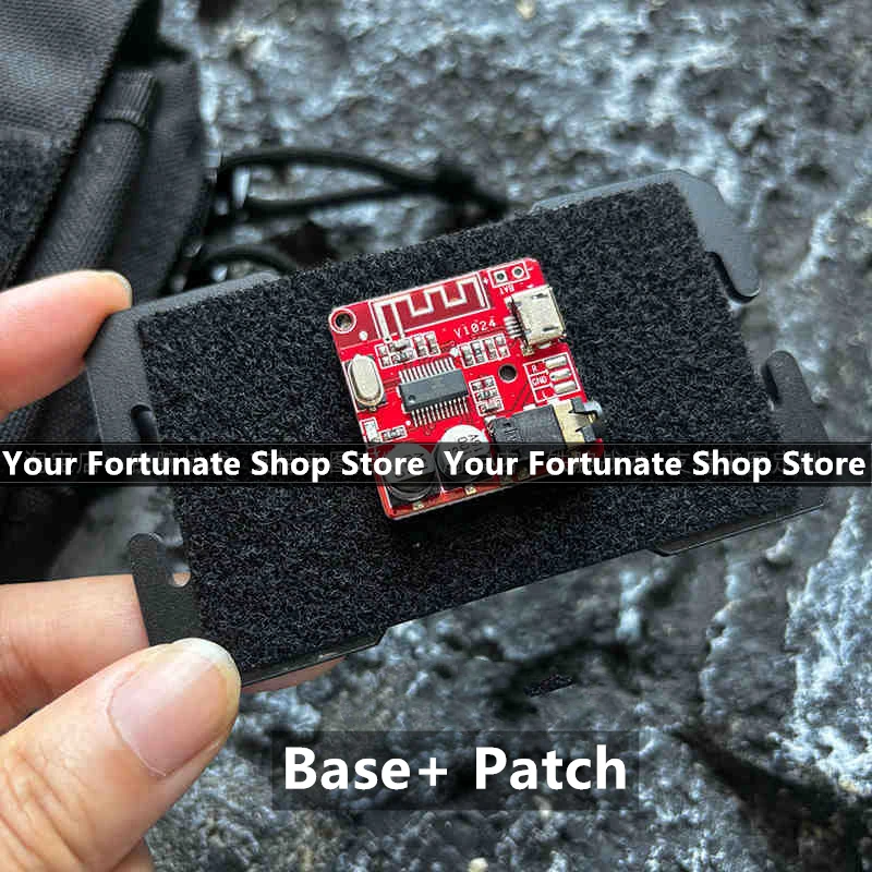Parche placa de circuito negro táctico – Insignia MOLLE para mochila