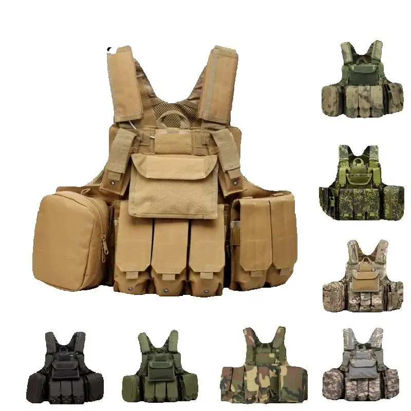 Chaleco táctico combate camuflaje antipuñaladas a prueba de balas - imagen 5