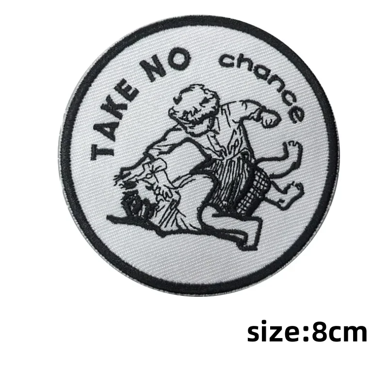 Parche MOLLE gato negro bordado – Táctico para mochila