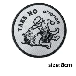 Parche MOLLE gato negro bordado – Táctico para mochila