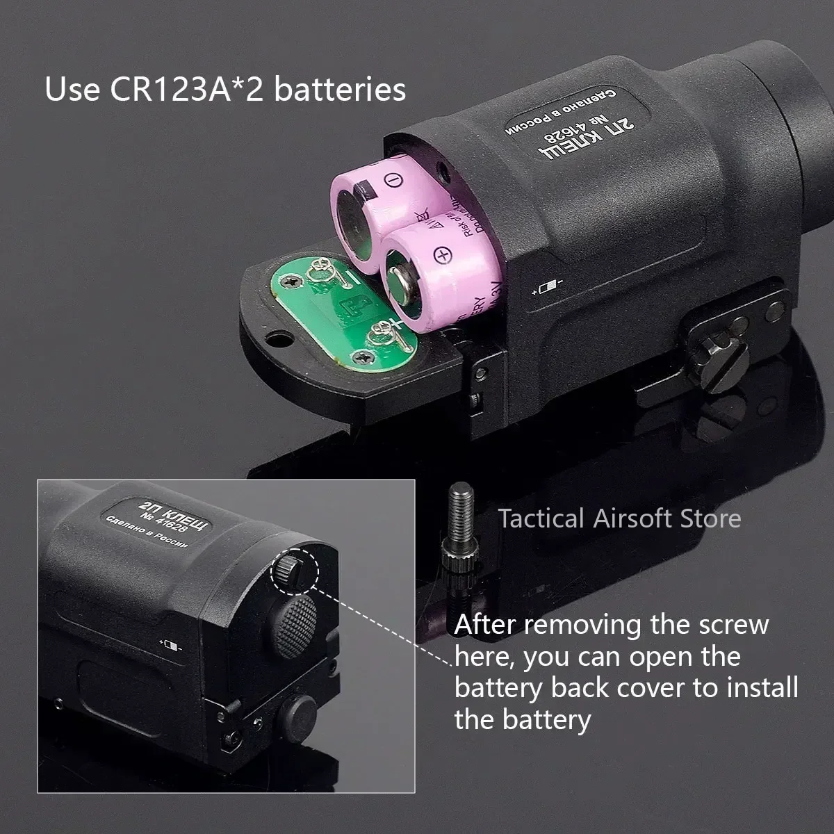 Z-enitco AK-SD GEN 2 Linterna Táctica Picatinny Remoto Aluminio - imagen 4