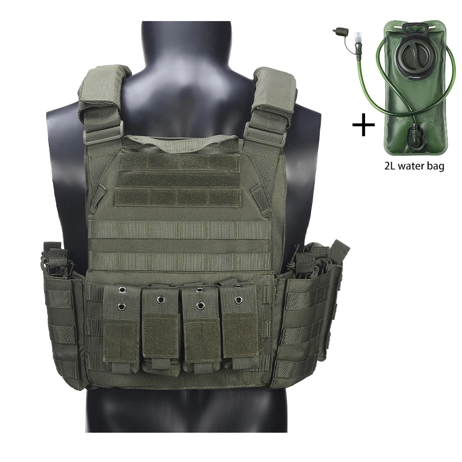 Chaleco de caza con sistema hidratación 2L – Outdoor entrenamiento - imagen 3