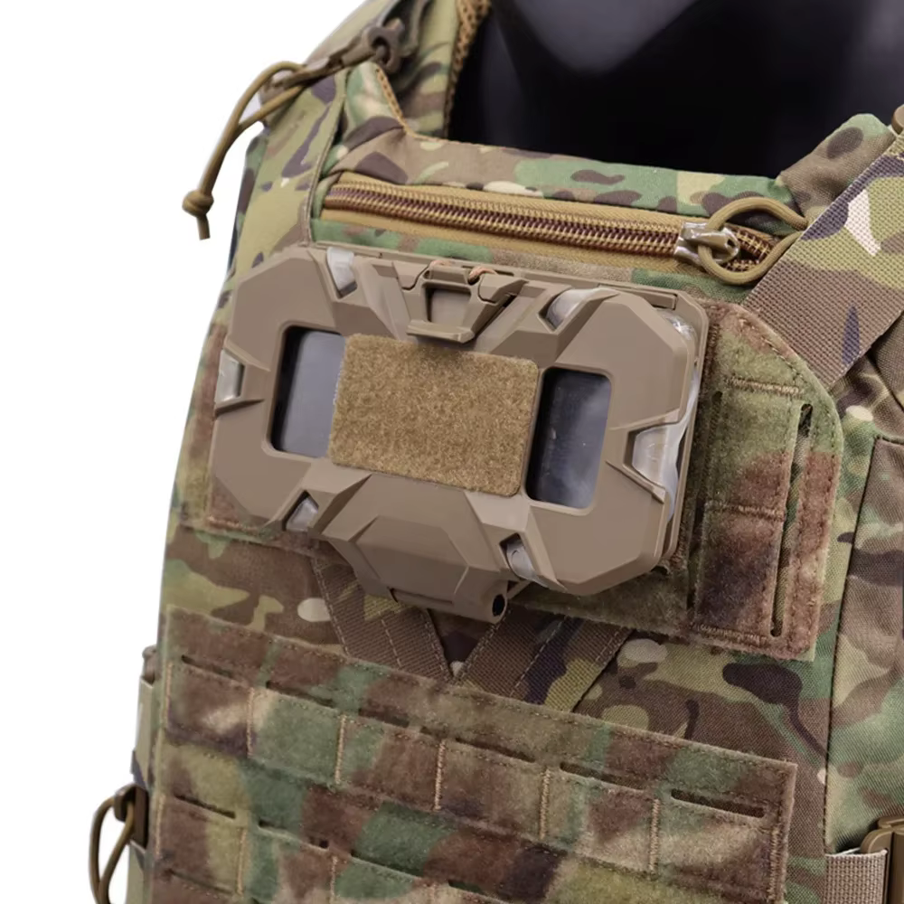 VULPO Chaleco táctico MOLLE modular con funda mapa y bolsa pecho - imagen 5