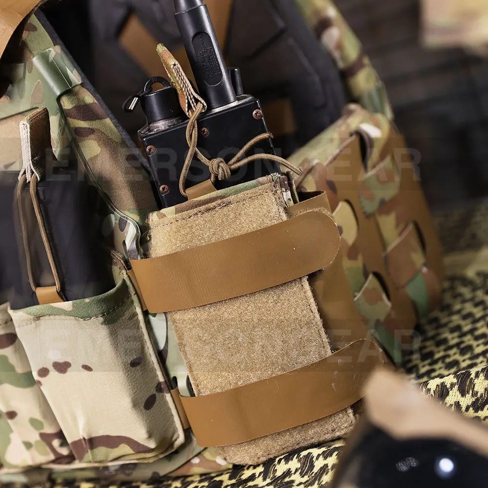 Chaleco táctico MOLLE porta-placas Airsoft nylon Emersongear EM9056 - imagen 4
