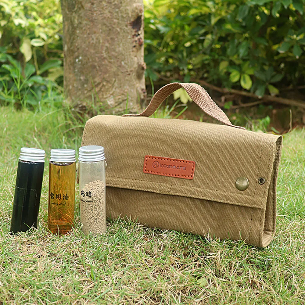Kosibate Bolsa de especias para camping portátil - almacenamiento - imagen 2