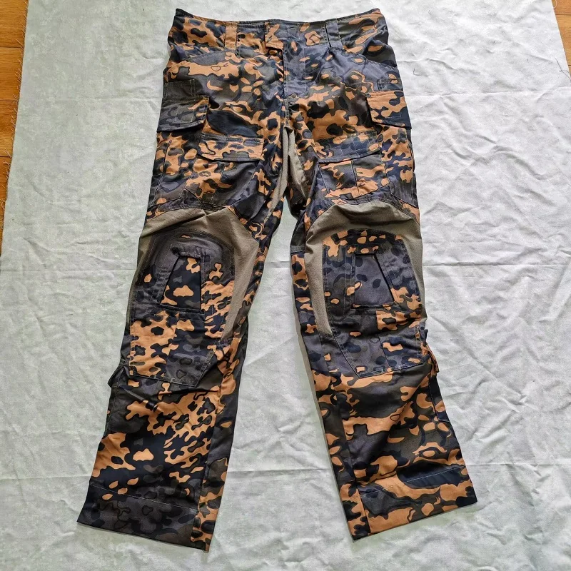 G3 Pantalones tácticos impermeables nailon-algodón color roble