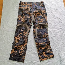 G3 Pantalones tácticos impermeables nailon-algodón color roble