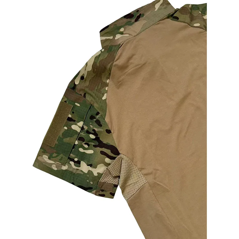 Camiseta táctica hombre camuflaje MC manga corta elástica veraniega - imagen 2