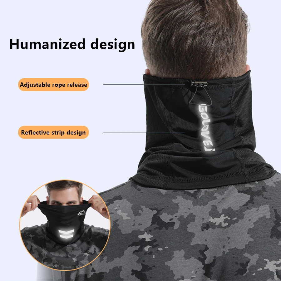 Pañuelo multifuncional transpirable absorbente sudor – Bandana táctica - imagen 3