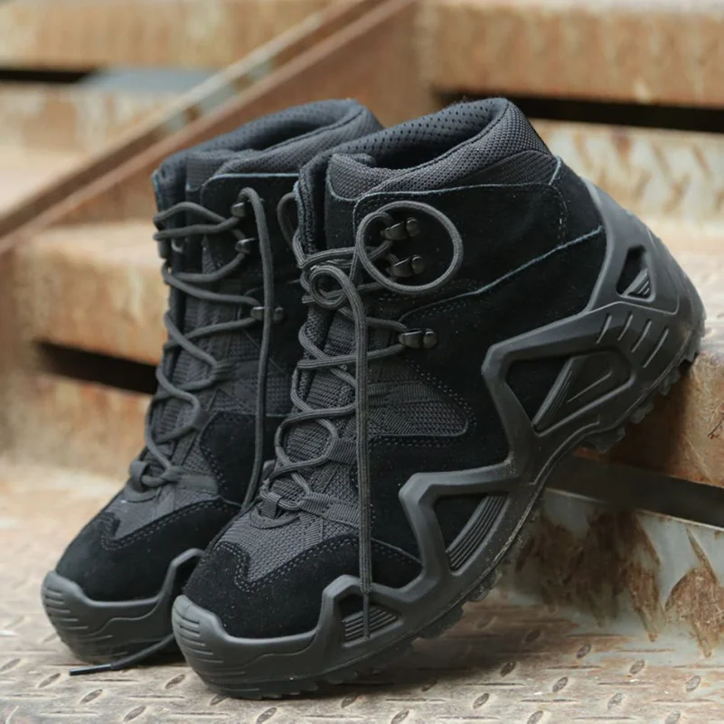 Botas trekking tácticas impermeables con suela antideslizante multiuso - imagen 4