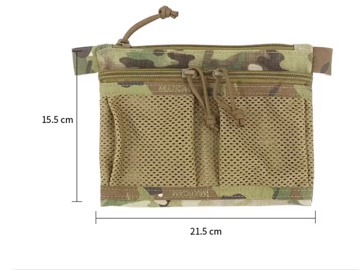 Bolsa táctica de malla pequeña con gancho para al aire libre - imagen 5
