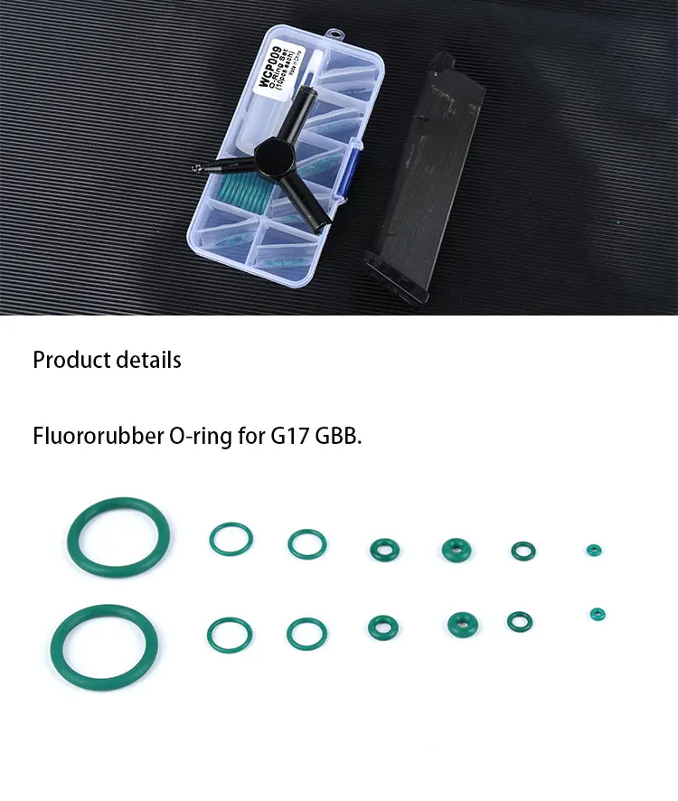 Juntas fluor para cargador