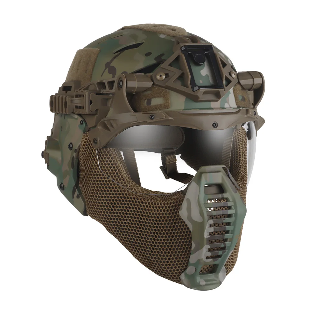 Casco táctico Wendy protección completa para paintball y tiro - imagen 3