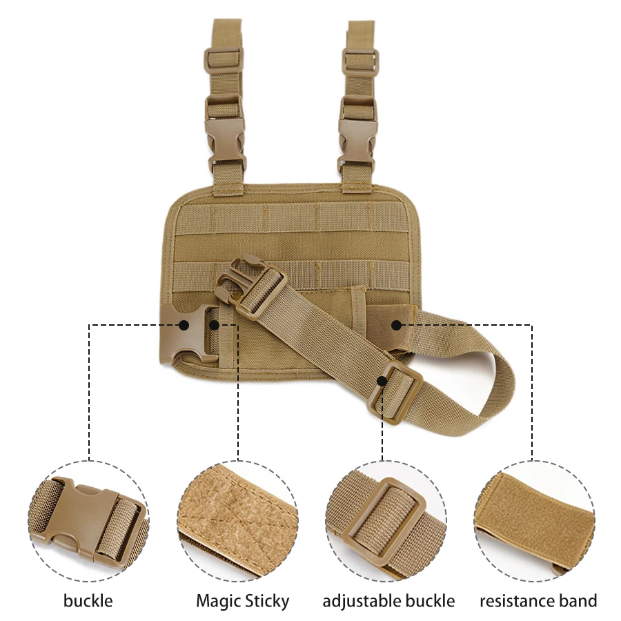 Funda de Pierna MOLLE Modular para Equipamiento Táctico - imagen 5