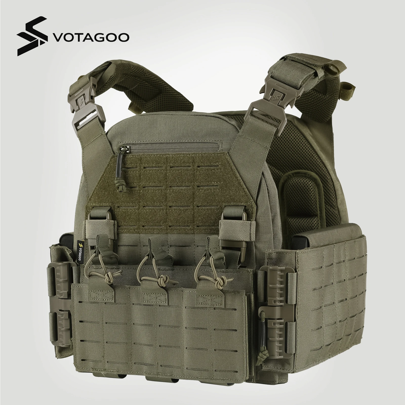 VOTAGOO chaleco táctico GBRS LBT camuflaje militar ligero antibalas
