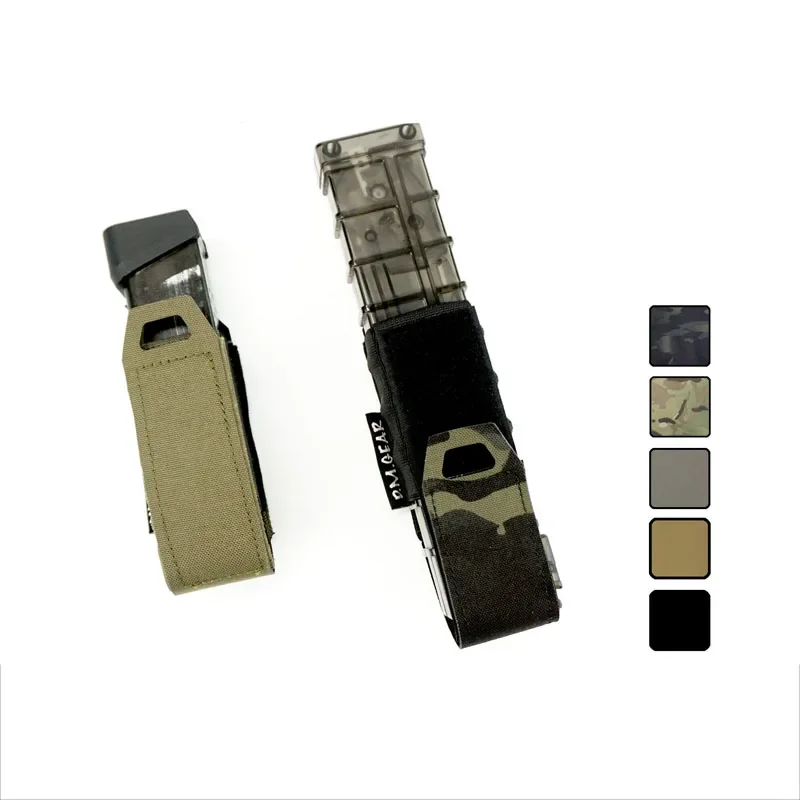 Chaleco táctico MOLLE con bolsa portacargadores para pistola - imagen 2