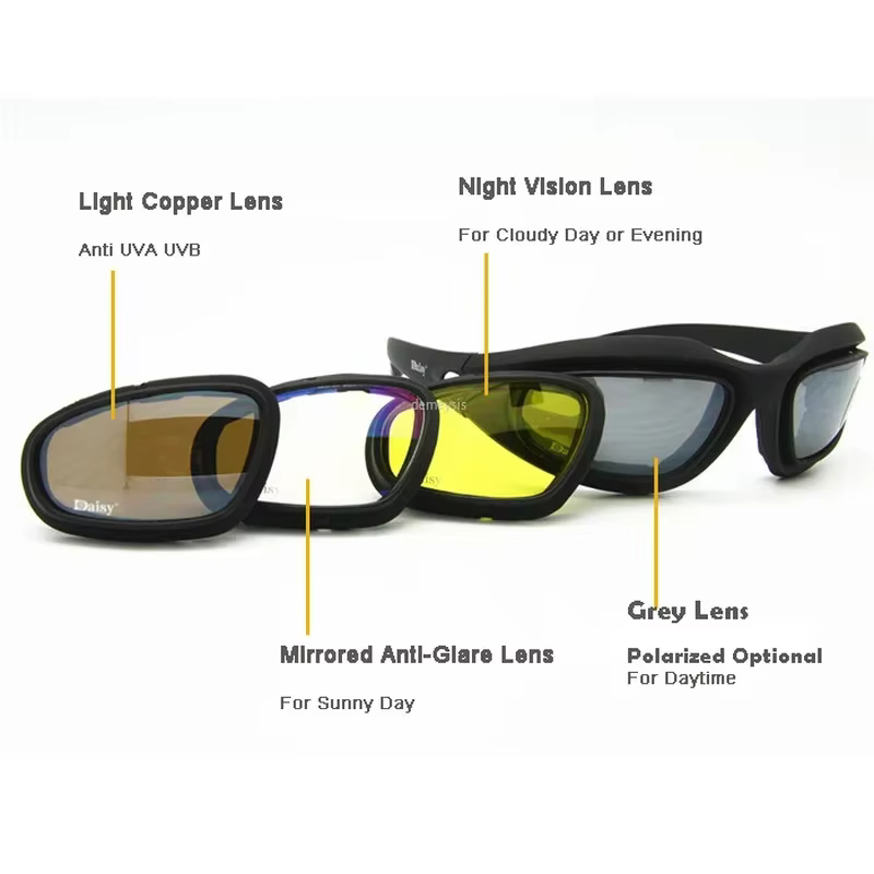 Gafas tácticas polarizadas para hombre con lentes fotocromáticas - imagen 3